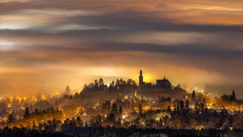 Blick zur Burg Kronberg