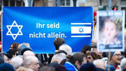 Demonstration gegen Judenhass in Frankfurt am Main am 17.11.2023