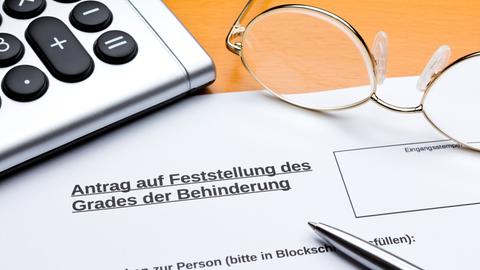 Antrag auf Feststelllung des Grades der Behinderung