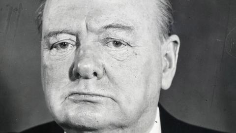 Der neue Premierminister Winston Churchill am 10. Mai 1940