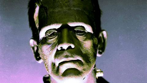 Boris Karloff in seiner Rolle als "Frankenstein", 1935