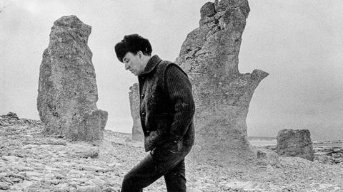 Ingmar Bergman auf Fårö, 1969.