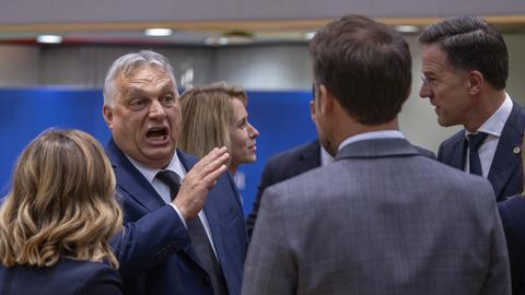 Viktor Orbán im Kreis europäischer Regierungschefs