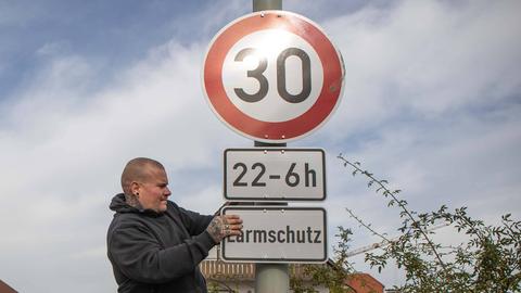 Tempo-30-Zone in Lampertheim